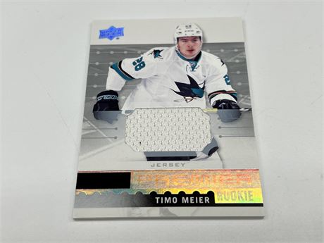 ROOKIE TIMO MEIER PATCH CARD