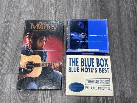 3 CD BOX SETS - BOB MARLEY & ECT