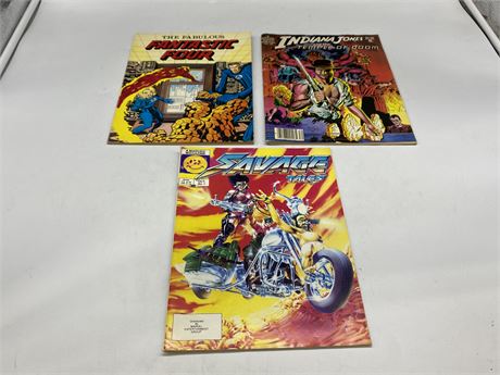3 MARVEL COMIC MAGS