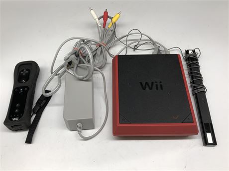MARIO RED MINI WII WITH CONTROLLER