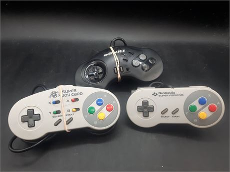 COLLECTION OF CONTROLLERS - VERY GOOD CONDITION