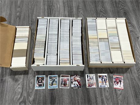 3 BOXES OF MISC NHL CARDS