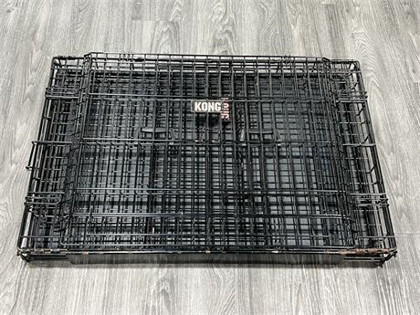 KONG DOG KENNEL - 3FT LONG, 2FT WIDE, 27” TALL