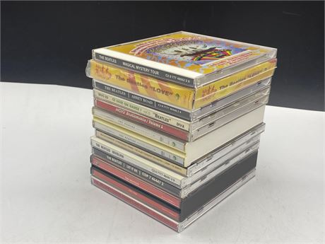 11 BEATLES CDS - EXCELLENT COND.