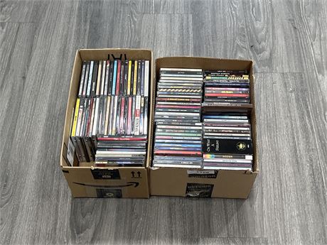2 BOX OF CDS - ALL CLEAN GOOD TITLES