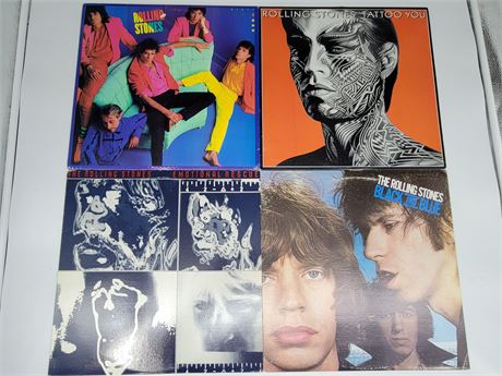 4 ROLLING STONES (good condition)