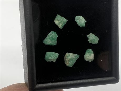 GENUINE COLOMBIAN EMERALD CRYSTAL SPECIMENS - 2.38CT