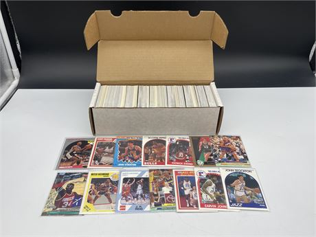 APPROX 550 BASKETBALL CARDS (MOSTLY FROM 90’s, INC SOME STARS N ROOKIES)