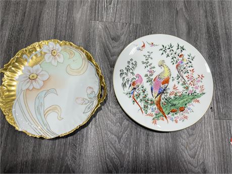 VINTAGE HAND PAINTED & SIGNED LIMOGES FRANCE TRAY