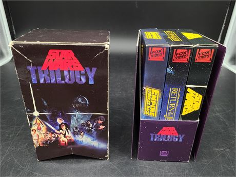 VHS STAR WARS TRILOGY