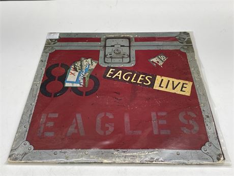EAGLES - LIVE 2 LP - (VG+ very light scratches)