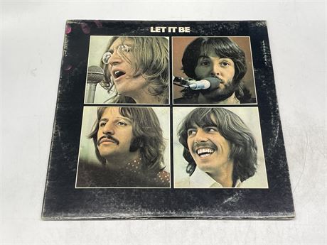 THE BEATLES - LET IT BE - (VG) SLIGHTLY SCRATCHED VINYL