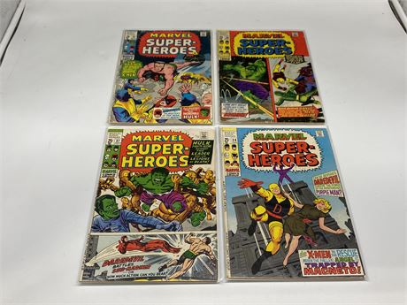4 MARVEL SUPER-HEROES COMICS