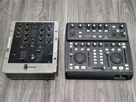 BEHRINGER DJ BCD3000 USB COBTROLLER + NUMARK M2 DJ MIXING CONSOLE