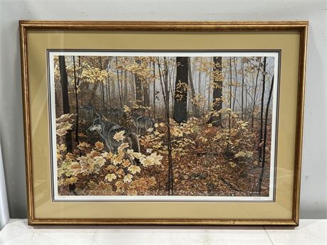 SIGNED / NUMBERED PRINT BY R.S. PARKER #905/950 (37.5”x28”)