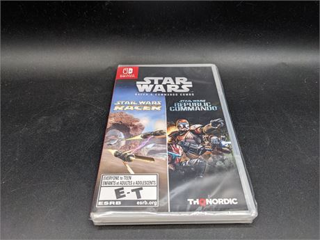 SEALED - STAR WARS RACER & COMMANDO COMBO - SWITCH