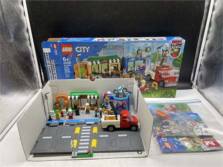 LEGO CITY #60306 INCOMPLETE/FIGURES + INSTRUCTIONS INCLUDED