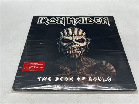IRON MAIDEN - THE BOOK OF SOULS LIMITED 3LP - NEAR MINT (NM)