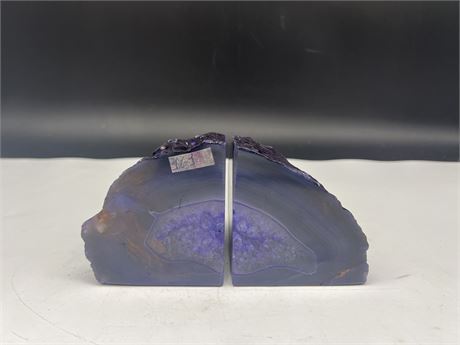 AGATE BOOKENDS - 3.5”