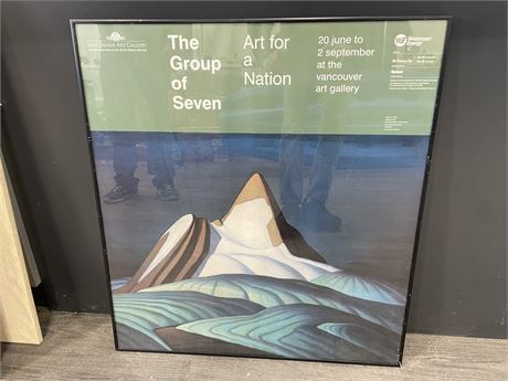 GROUP OF SEVEN ART FOR A NATION PRINT 26”x28”