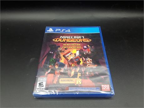 SEALED - MINECRAFT DUNGEONS - PLAYSTATION 4