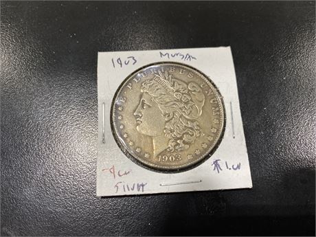 1903 USA DOLLAR SILVER COIN