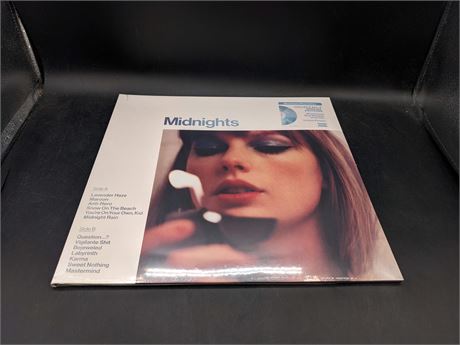 SEALED - TAYLOR SWIFT - MIDNIGHTS - LIMITED EDITION BLUE MARBLE VINYL