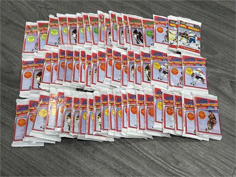 60 SEALED SCORE 1991 NHL CARDS