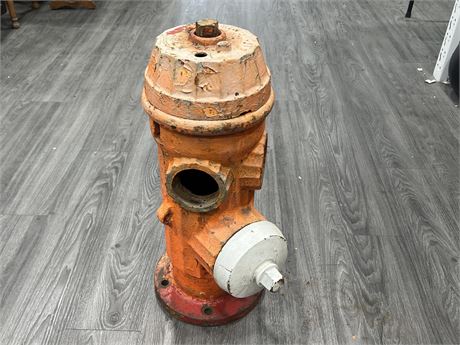 VINTAGE TERMINAL CITY IRON WORKS FIRE HYDRANT - EXTREMELY HEAVY 27” TALL