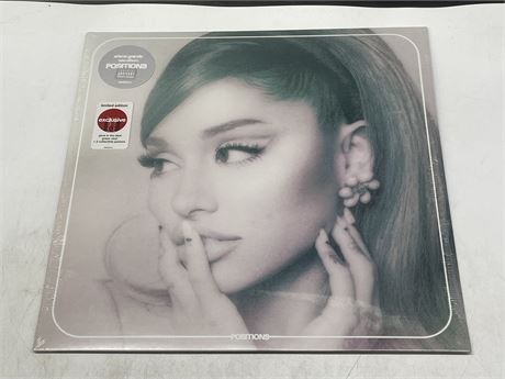 SEALED ARIANA GRANDE - POSITIONS LIMITED EDITION GLOW IN THE DARK GREEN VINYL