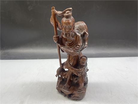 ROSEWOOD CHINESE FIGURE