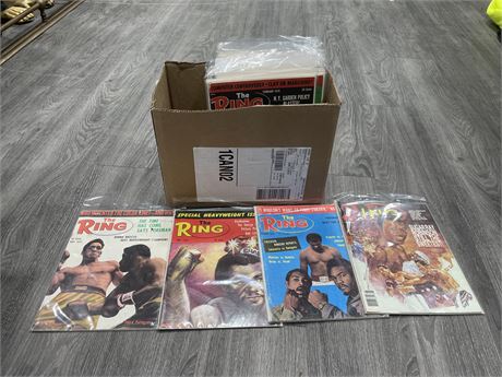33 VINTAGE THE RING MAGAZINES