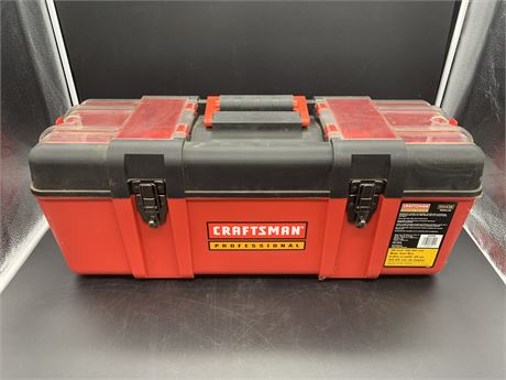 CRAFTSMAN TOOL BOX (26”wide)