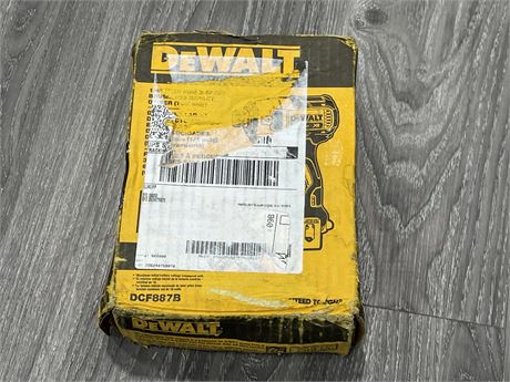 (NEW) DEWALT 1/4” 3-SPEED BRUSHLESS IMPACT DRIVER (TOOL ONLY) DCF887B