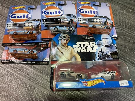 3 HOTWHEELS COLLECTABLES