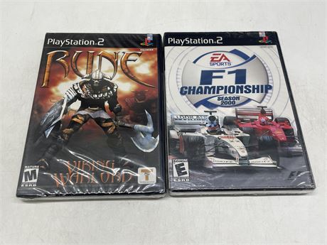 2 SEALED PS2 GAMES