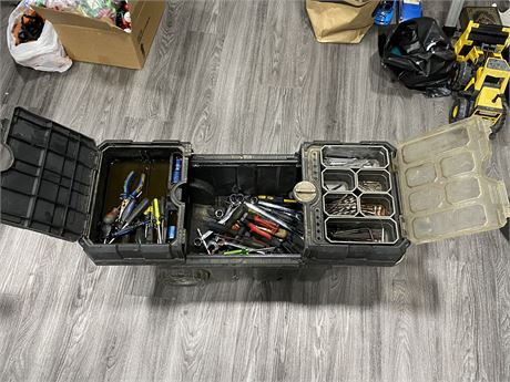 ROLLING TOOL CASE W/MISC TOOLS