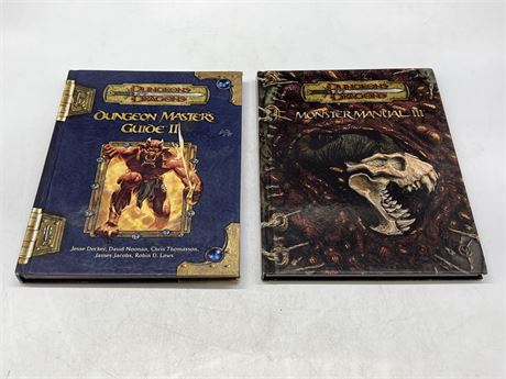 2 DUNGEONS & DRAGONS BOOKS