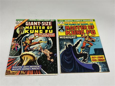 2 MASTER OF KUNG FU COMICS (MARVEL SPECIAL EDITION #16 2ND APP. OF SHANG-CHI)