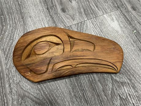 SIGNED INDIGENOUS CARVING BY GEO MCKAY (10”)