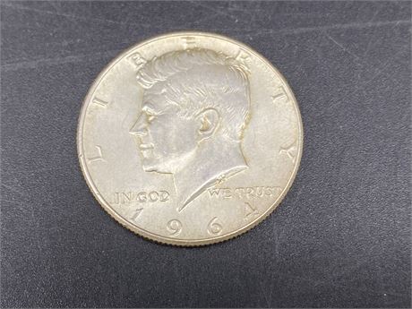 1964 USD JFK SILVER HALF DOLLAR