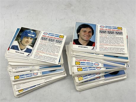 300+ ESSO NHL HOCKEY CARDS UNSCRATCHED 1983