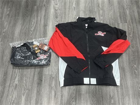 2 NEW VANCOUVER SOCCER JACKETS RETAIL $205