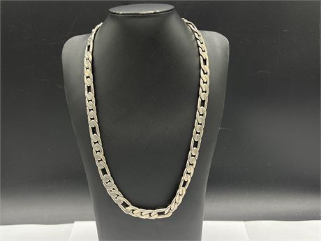 925 STERLING THICK LINK CHAIN - 24” LONG .5” THICK