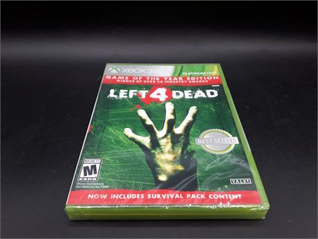 SEALED - LEFT FOR DEAD GAME OF THE YEAR EDITION  - XBOX360