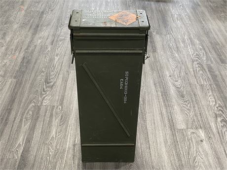 LARGE METAL AMMO BOX (12”X32”)