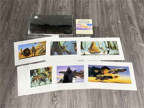 STAR WARS PHANTOM MENACE COMPLETE PICTURE PORTFOLIO BY DOUG CHIANG (19 pictures)