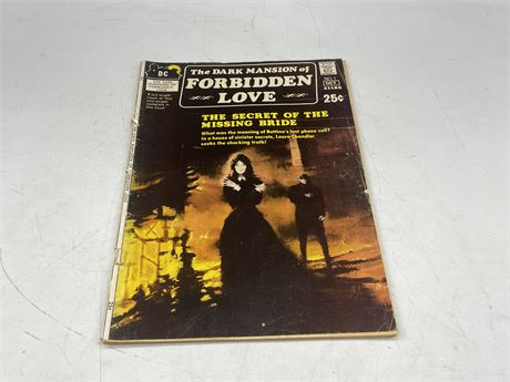 THE DARK MANSION OF FORBIDDEN LOVE #1 (PARTIALLY DETACHED COVER)