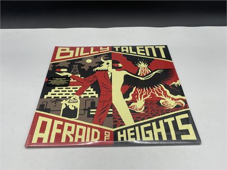 SEALED - BILLY TALENT - AFRAID OF HEIGHTS 2LP