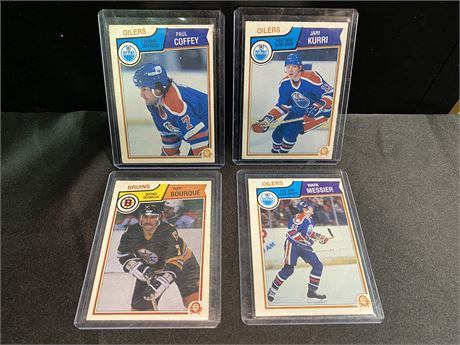 4 - 83’ NHL CARDS